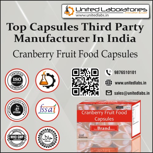 Cranberry Fruit Food Capsules