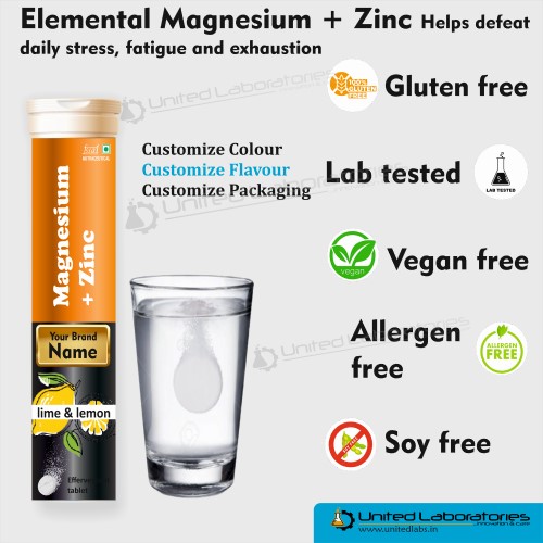 Elemental Magnesium and Zinc Tablets