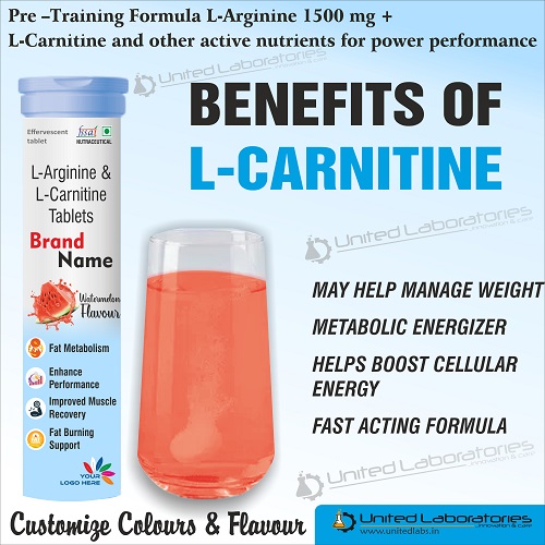 L-Carnitine and L-Arginine Tablets