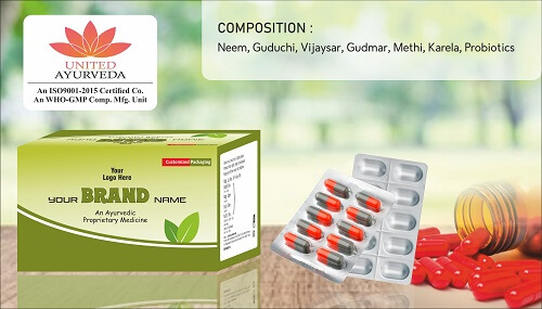 Neem, Guduch, Vijaysaar, Gudmar, Methi, Karela, and Probiotics TabletCapsule