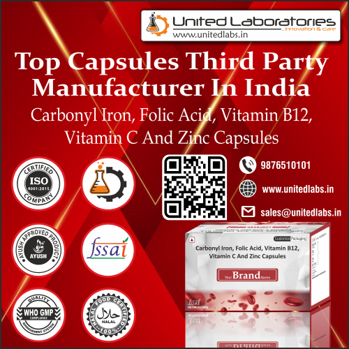 Carbonyl Iron, Folic Acid, Vitamin B12, Vitamin C and Zinc Capsules